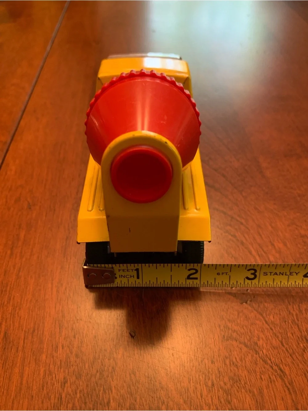Tonka Yellow and Red Metal Cement Mixer Truck Toy
